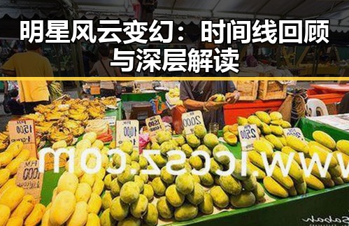明星风云变幻：时间线回顾与深层解读