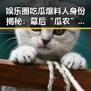 娱乐圈吃瓜爆料人身份揭秘：幕后“瓜农”真面目浮出水面🤔
