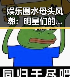 娱乐圈水母头风潮:明星们的时尚新宠背后隐藏的秘密